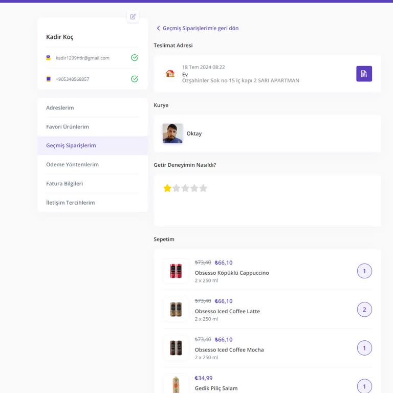 Getir Sarıyer Tarabyaüstü (Cumhuriyet Mah)