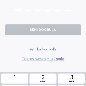 Cafe Nero Mobil App Telefon Doğrulaması Yapmıyor
