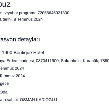 Hotels.com Rezervasyon Onaylı Oda Yerine Farklı Oda Verildi