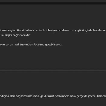 Vivense Alışveriş İademi Gerçekleştirmiyor