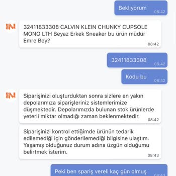 In Street Olmayan Ürünü Satıyorlar