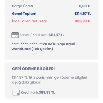 LCW Tedarik Edilemeyen Ürünün Ücret İadesi Günlerdir Yapılamadı