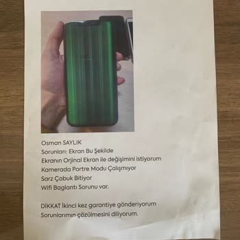 Vodafone Den Yenilenmiş Telefon Aldım Bozuk Cıktı