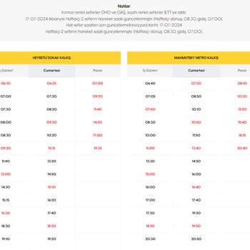 İBB - İstanbul Büyükşehir Belediyesi Heybetli Sokak Kalkışlı Otobüs Saat Güncellemesi Mağduriyeti 144M