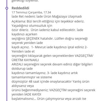 N11 İade Aldığı Ürünü Tekrar İade Etmemi İstiyor