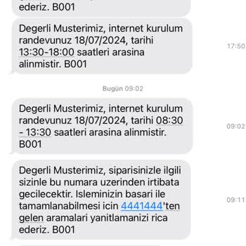 Türk Telekom İnternet Aboneliği Kurulum Saati