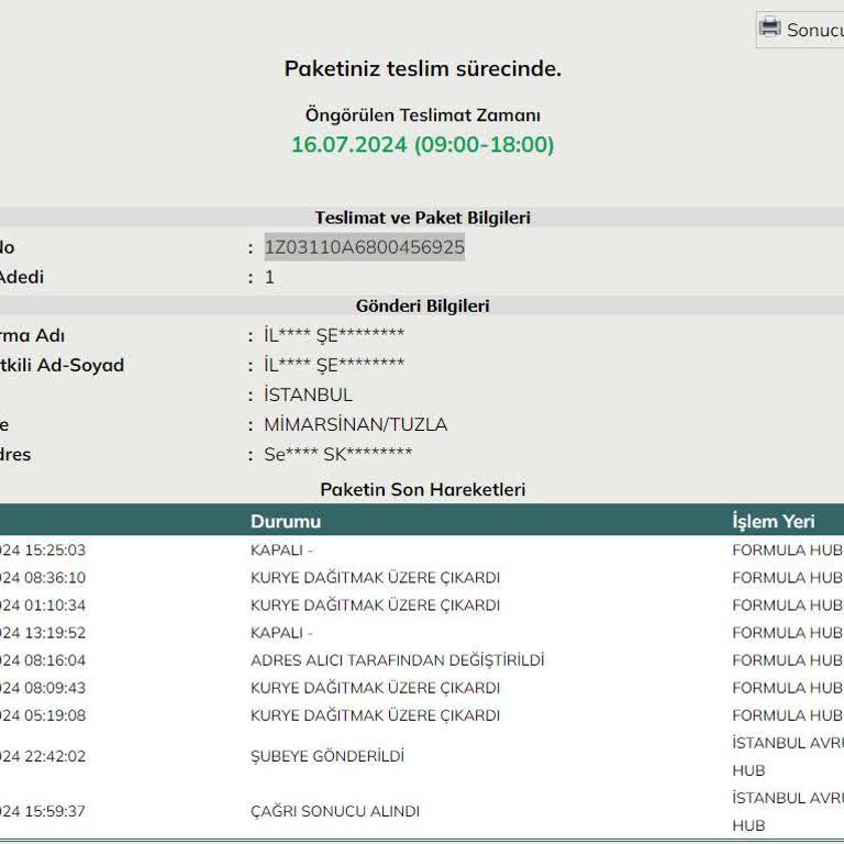 UPS Kargo Teslimatında Yaşanan Sürekli Sorunlar Ve İletişimsizlik