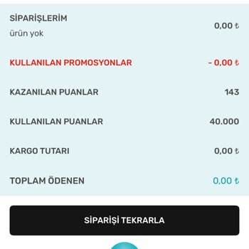 Watsons Hediye Puanlarımı Silip Tekrar Yüklemedi