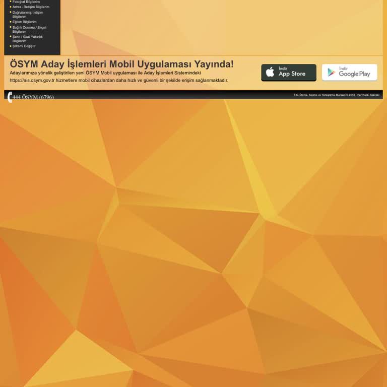 Ösym Ön Lisans Başvuru İptali
