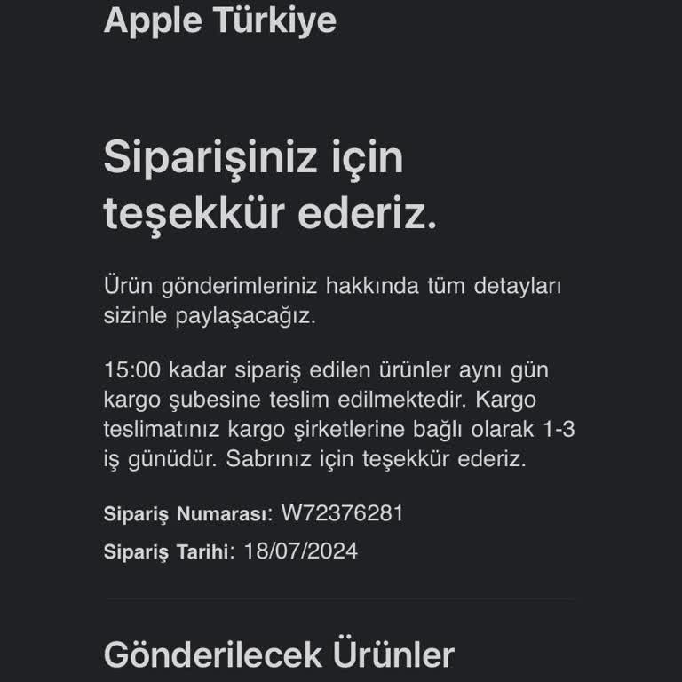 Apple Türkiye Store (appleturkiyestore.com) Siparişin İptalini İstiyorum Ürünler Orijinal Değil