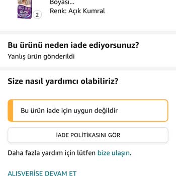 Amazon Yanlış Ürün Gönderip İade Ve Değişim Yapmıyor