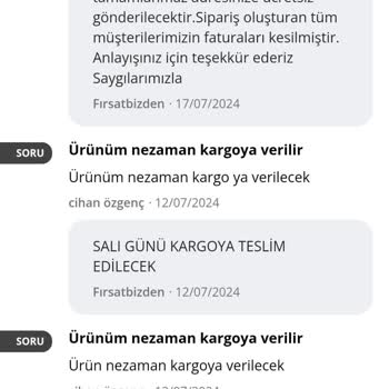 N11 Ürünüm Gelmiyor Kargoya Verilmiyor 9 Gündür Bekliyorum.