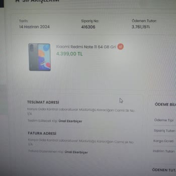 EasyCep Ücret İadesi Gecikmesi