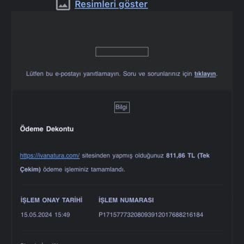 Iva Natura İva Natura İptal-İade İşlemi Yapamamam