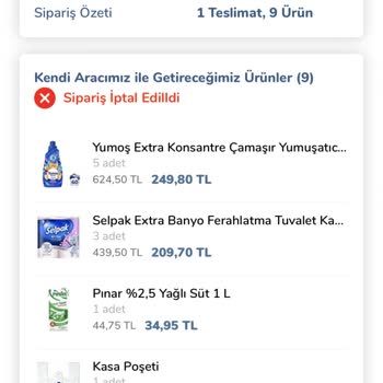 Carrefour SA Online Stok Bitti Bahanesi