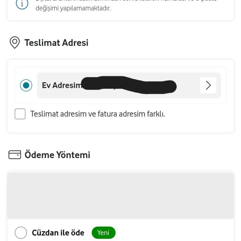 Vodafone Satın Alınabilir Üst Limit Aşıldı. (e0bbe) Hatası