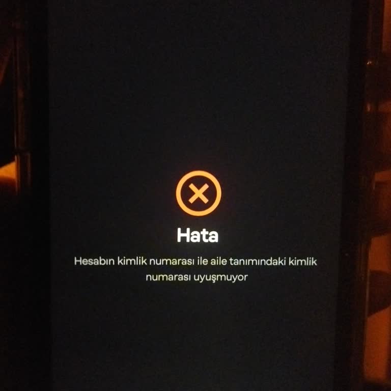 Papara Veli İzni Hatası!