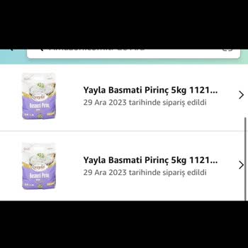 Yayla Bakliyat Yayla Basmati Pirinç 5Kg Açılmadan Böcek Basmış, Ağ Bağlamış