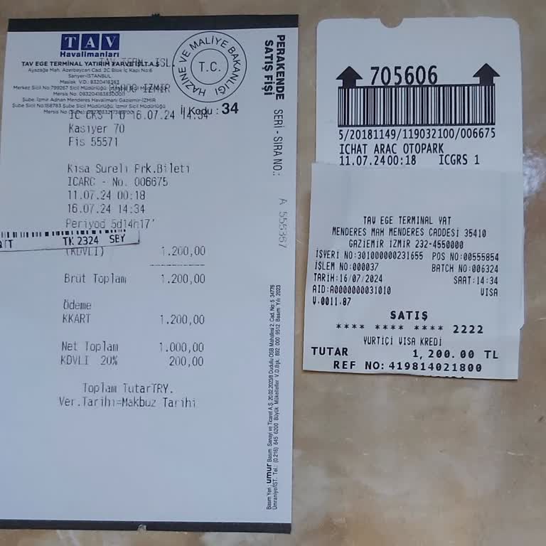 Adnan Menderes Havalimanı İzmir TAV Otopark Uyanıklığı