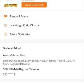 Jacobs Eksik Ürün Teslimi