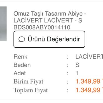 Deniz Butik Eksik Para İadesi