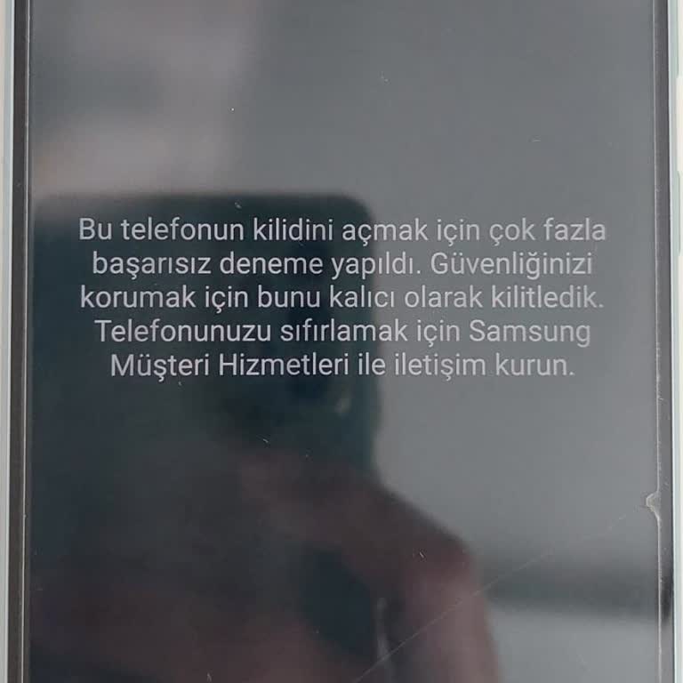 Samsung S20 Ekran Kilidi Kendini Kilitledi