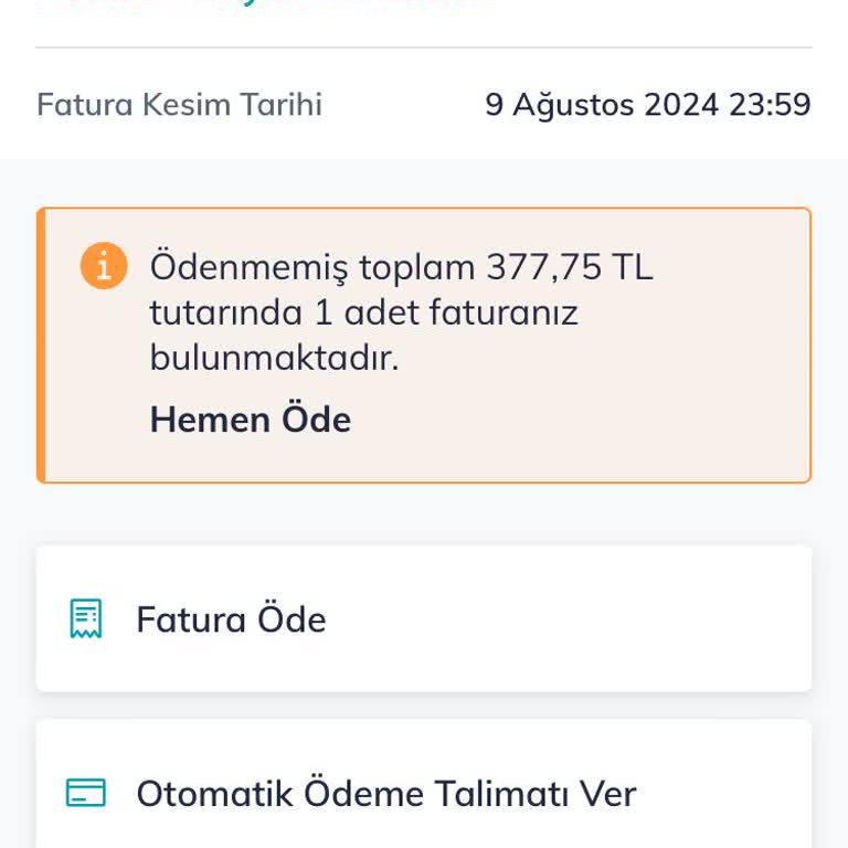 Türk Telekom Mobil Fazla Fatura