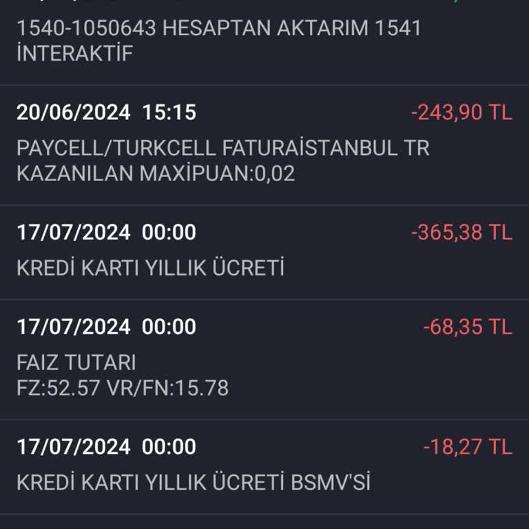 İş Bankası Kart Aidatı Sürprizi: Beklenmedik Kesinti