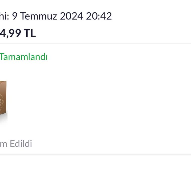 Pazarama Teslim Edilmemiş Ürünle İlgili Yardımcı Olmuyor.
