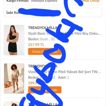 Trendyolmilla/Trendyol /Trendyol Express Şikayet Var