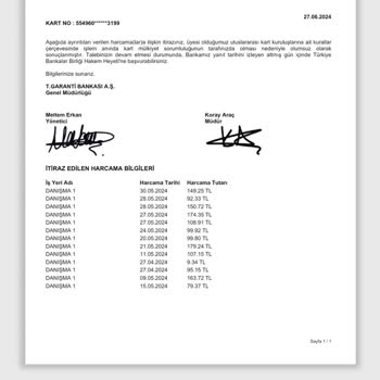 Garanti Bankası Kredi Kartımdan Habersiz Para Çekilmesi