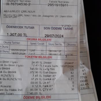 İSKİ Faturam Bunalıma Soktu