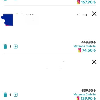 Watsons Online Alışveriş Bilgi Geçilmeden Siparişimi İptal Ettiler.