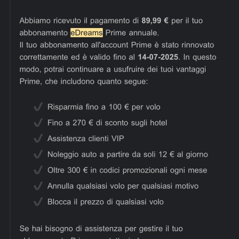 EDreams Prime Üyelik İstemiyorum