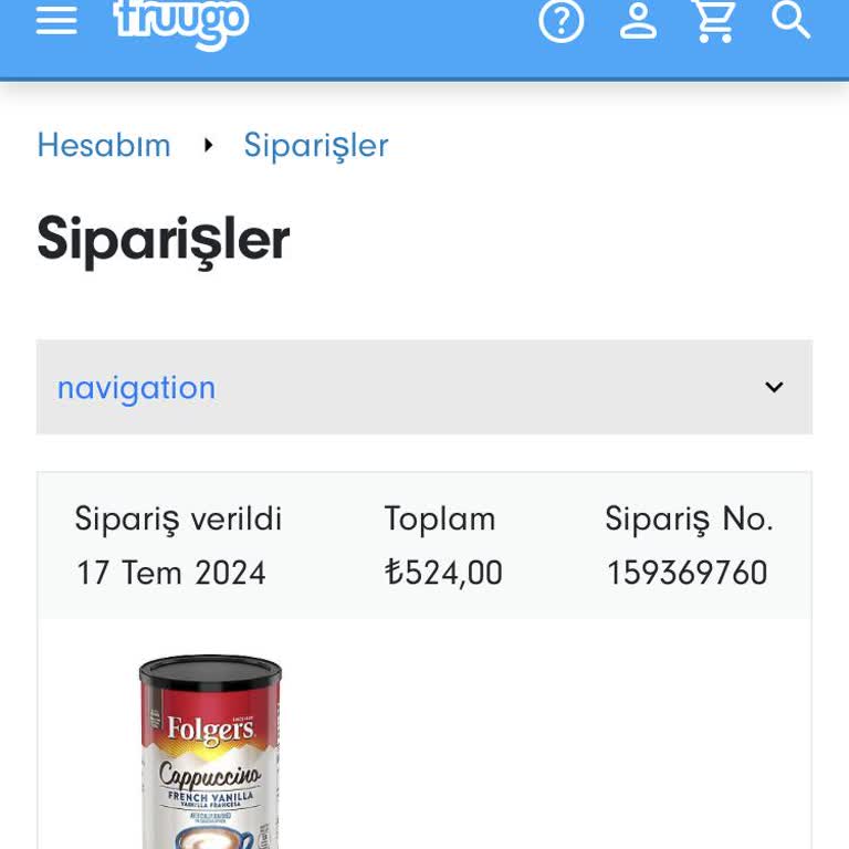 Fruugo İsimli Siteye Şikayetim Var