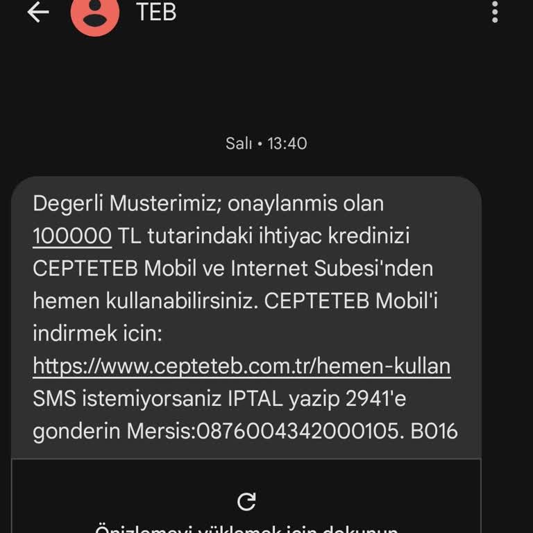 TEB Onayladığı Krediyi Vermiyor Mağdur Etti Bizi