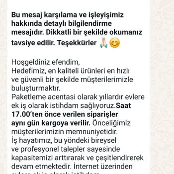 Evde Ekişi Paketleme Evde Paketleme İşi Şikayeti