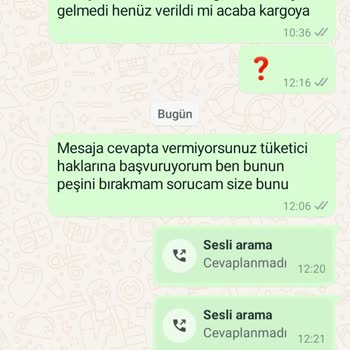 Maliav Butik (instagram: maliavdesign) Siparişimle İlgili İletişim Sorunları