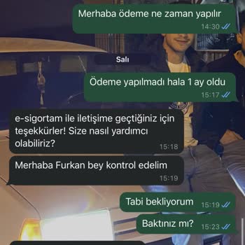 E-sigortam.com Poliçe İptal Ettim İade Yapmadılar