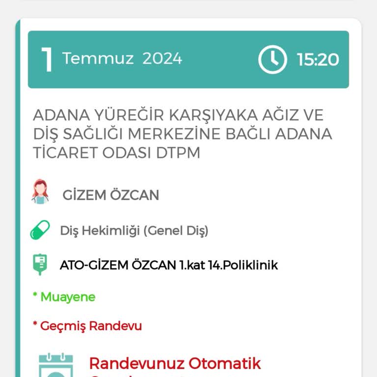 Sağlık Bakanlığı Adana ATO Diş Merkezi