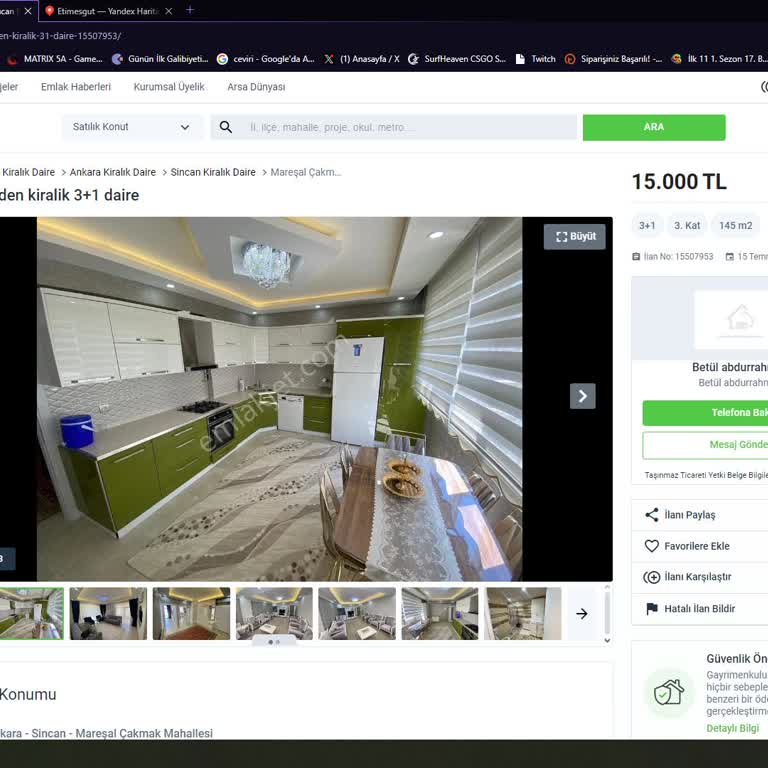 Emlakjet.com Mağduriyet / Denetimsizlik