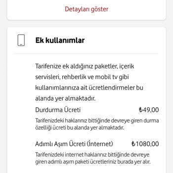 Vodafone Akıllı Durdurma Özelliği Muzdaripliği