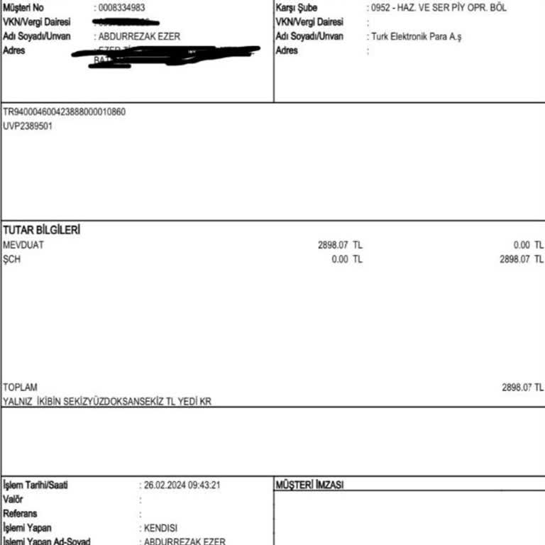 Param Turk Para Aş. Ödeme İadesi Yapmıyor