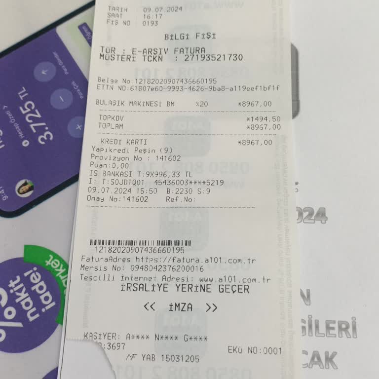 A101ve SEG Bulaşık Makinesi