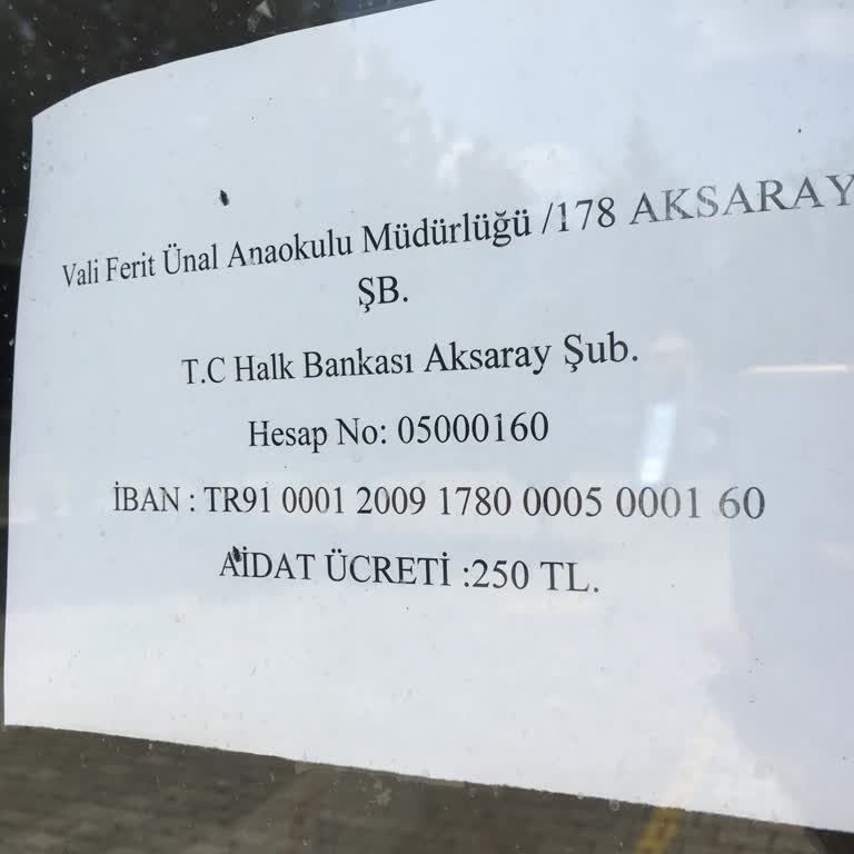 Milli Eğitim Bakanlığı (MEB) Anaokullarında Aidat İsteniyor
