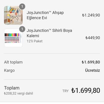 Joyjunction.com.tr Yanıltıcı Ürün Gönderimi Ve Bilgi Güvenliği Sorunu
