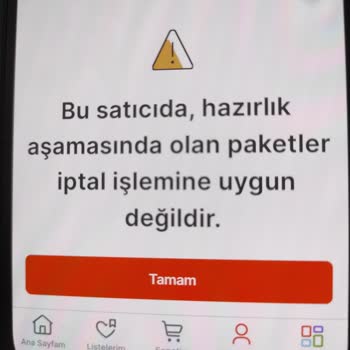 Hepsiburada Siparişimi İptal Etmiyor Kargoya Verilmek Zorunda Diyorlar
