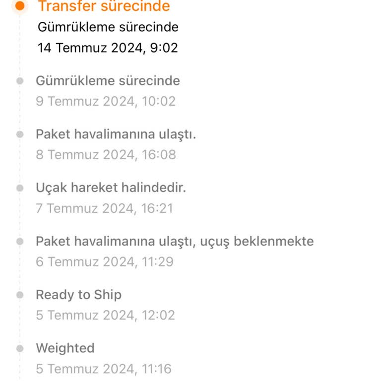 Temu Siparişimin Takip Durumunun Güncellenmemesi