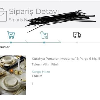 Kütahya Porselenden Aldığım Ürün Aylar Geçti Gelmedi.