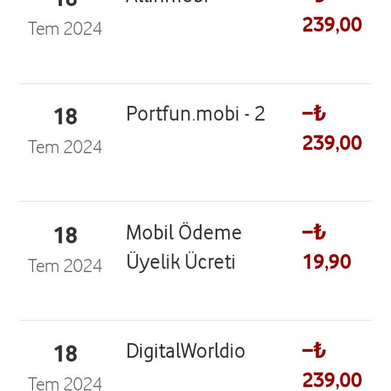 Vodafone Pay P O R T F O N Mobi Dijitalworldio Abonelik Şikayet